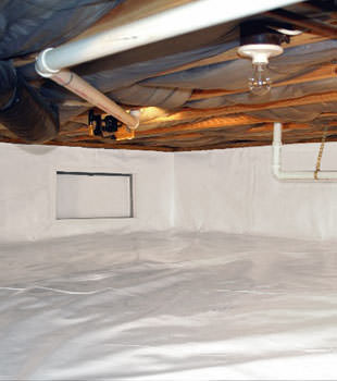 A complete crawl space repair system in Santa Rosa