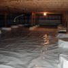 A very large, sealed, and waterproofed crawl space in Santa Rosa.