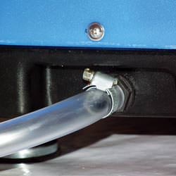A self-draining crawl space dehumidifier connected to a sump pump system in Richmond