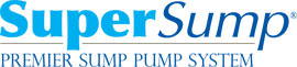 Logo for our SuperSump Pump System, available in Stockton and other parts of California